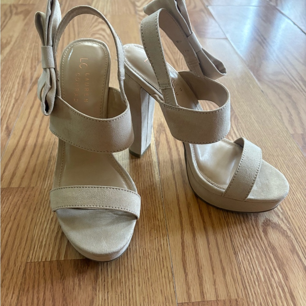 LC Lauren Conrad Women's Heeled Sandals size 7